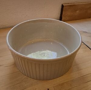 Cream Capri Japan Ceramic Baking Dish